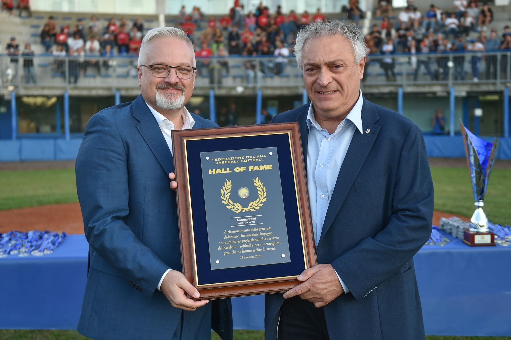 Scopri di più sull'articolo Andrea Paini nell’Hall of Fame del baseball nazionale