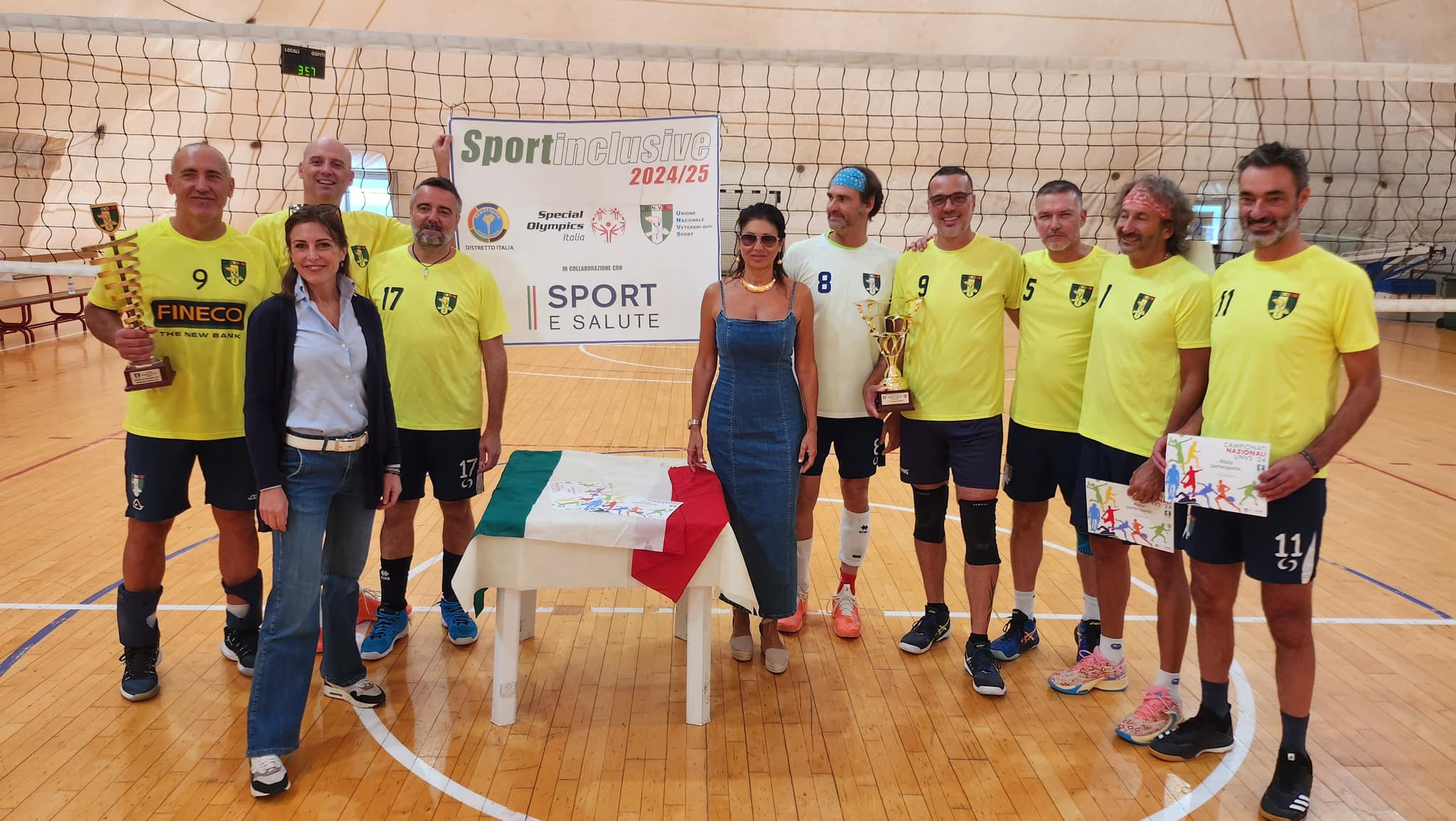 Scopri di più sull'articolo La squadra di pallavolo dell’UNVS Parma torna a laurearsi campione d’Italia