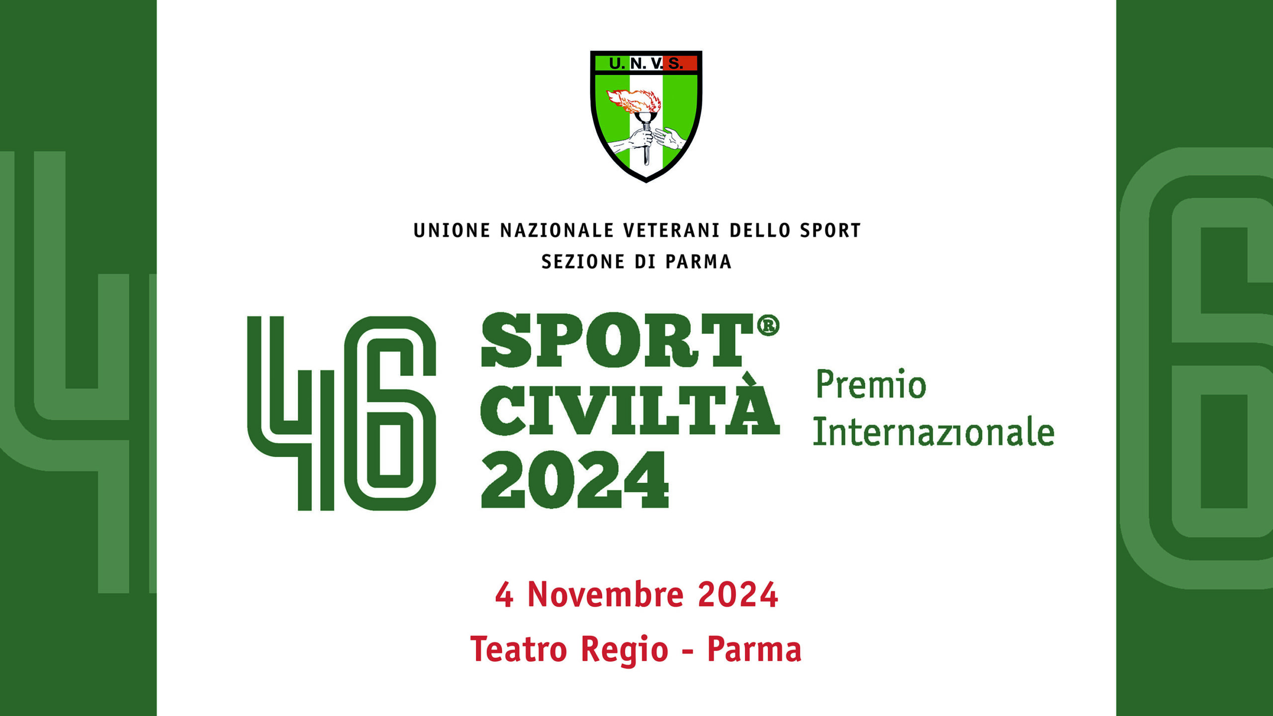 Scopri di più sull'articolo Martedì 29 ottobre 2024 presentazione della 46ma Edizione del “Premio Internazionale Sport Civiltà”